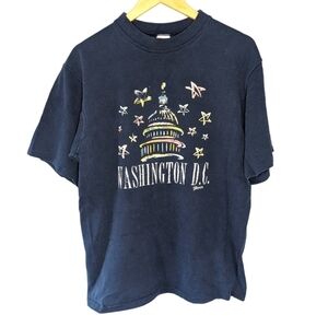 Vintage Single Stitch Delta Pro Weight Washington DC Paradise Collection Mens L